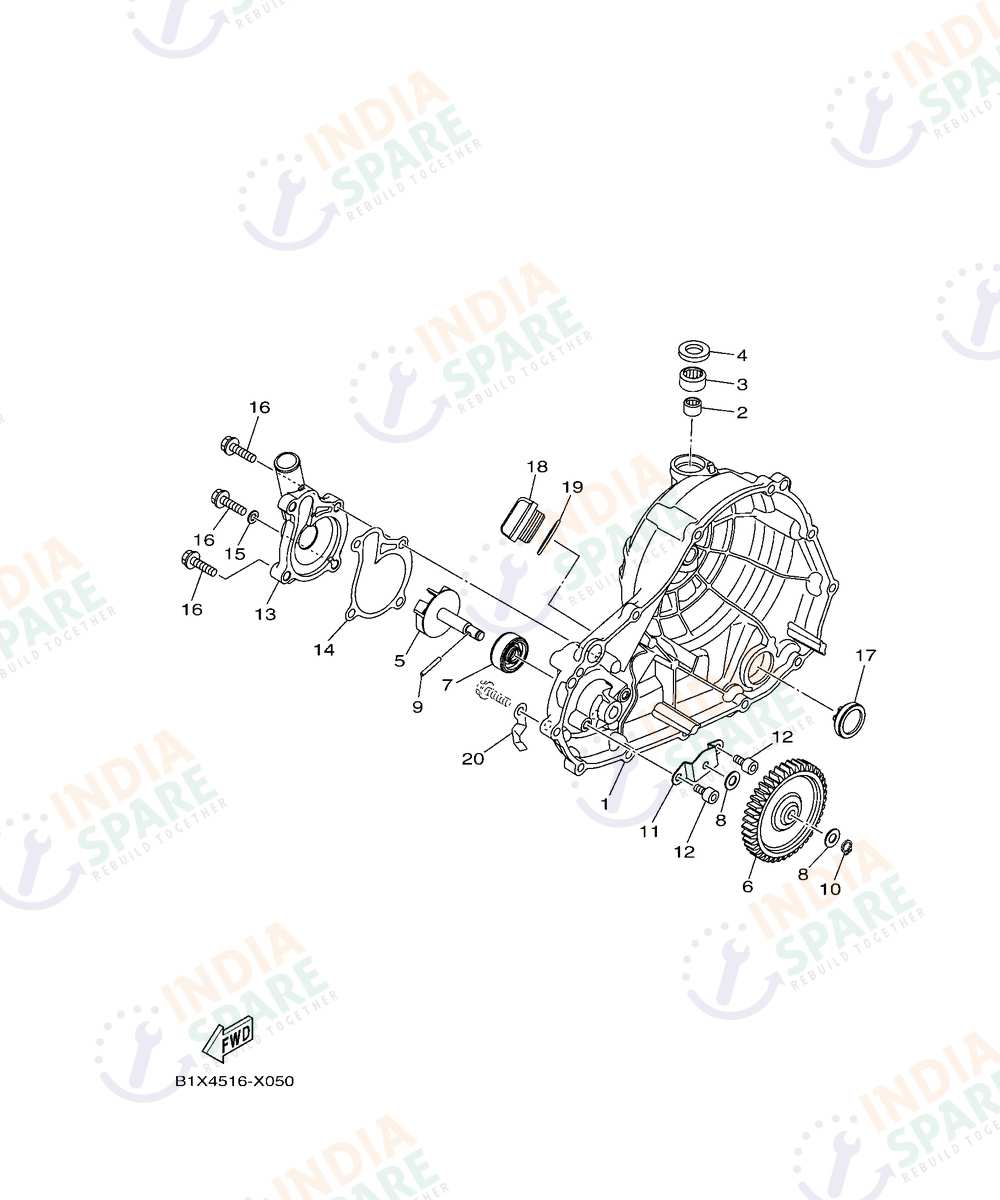 YAMAHA D782 R3 Series WATER PUMP